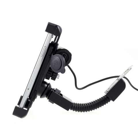 Universal Motorcycle Motorbike Mount Holder Handlebar Bracket Stand for 4-6 inch Smartphone