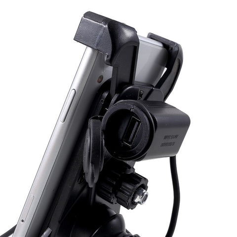 Universal Motorcycle Motorbike Mount Holder Handlebar Bracket Stand for 4-6 inch Smartphone