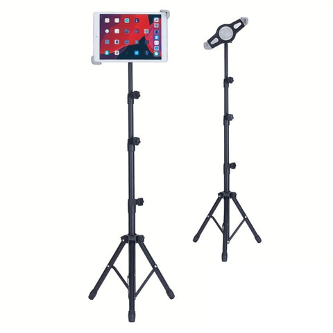 Portable Aluminum Alloy Tablet Tripod Holder Height Adjustment 360-Degree Rotatory Tripod Stand for 7.9