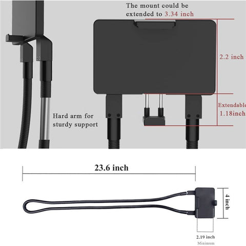 Universal Lazy Hanging Neck Phone Mount Stand Adjustable Alloy Necklace Cellphone Bracket Holder