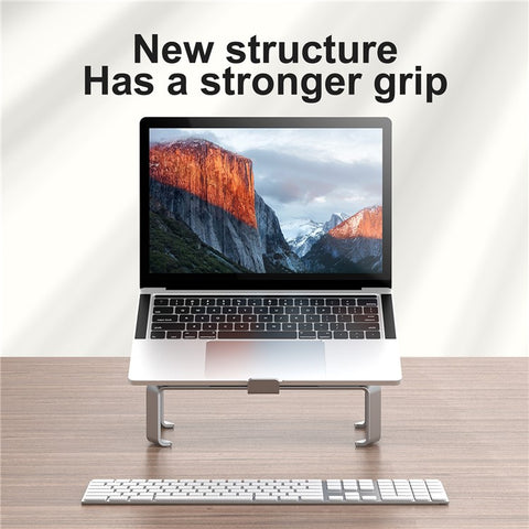 R-JUST Aluminum Alloy Notebook Bracket Raise Computer Desktop Laptop Heat Dissipation Anti-Skid Stand