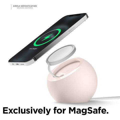 Round Wireless Charger Mount Mobile Phone Fast Charging Stand Holder Base