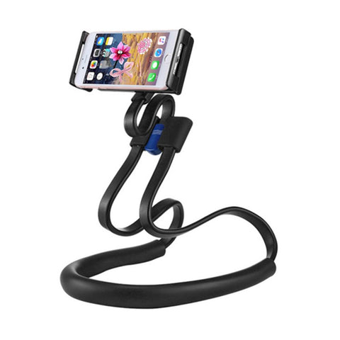 Flexible Mobile Phone Holder Hanging Neck Lazy Necklace Bracket 360 Degrees Rotation Phone Tablet Bracket