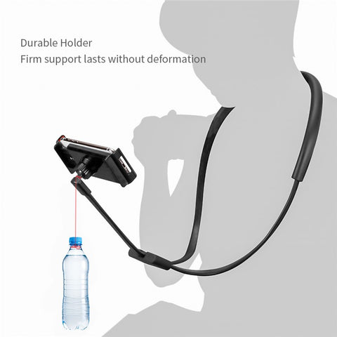 Flexible Mobile Phone Holder Hanging Neck Lazy Necklace Bracket 360 Degrees Rotation Phone Tablet Bracket