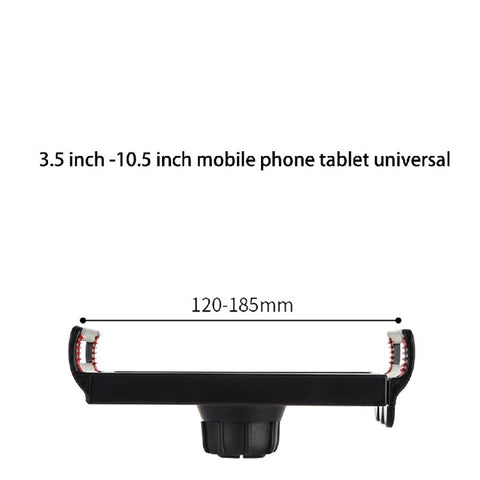Universal Tablet Holder Floor Stand 3.5-10.5 inch Mobile Phone Tablet 360° Rotating Retractable Metal Tripod