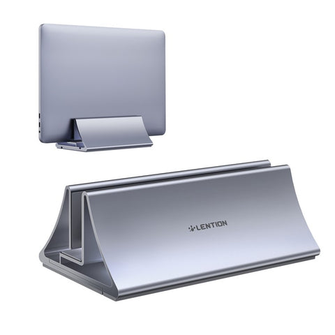 LENTION LS2 Desktop Vertical Laptop Stand Heat Dissipation Gravity Notebook Bracket Holder