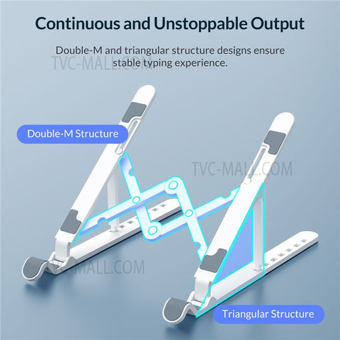 ORICO PFB-A24 Foldable POM Laptop Riser Notebook Holder 7 Levels Adjustable Tablet Stand
