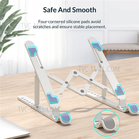 ORICO PFB-A24 Foldable POM Laptop Riser Notebook Holder 7 Levels Adjustable Tablet Stand