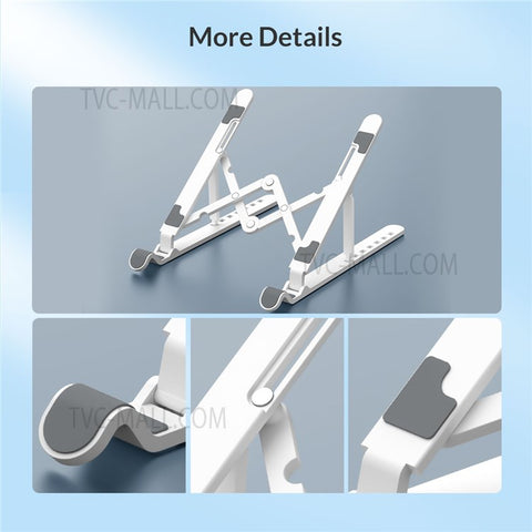 ORICO-PFB-A23 Portable Laptop Holder ABS Notebook Riser 7 Levels Adjustable Non-slip Tablet Desktop Stand