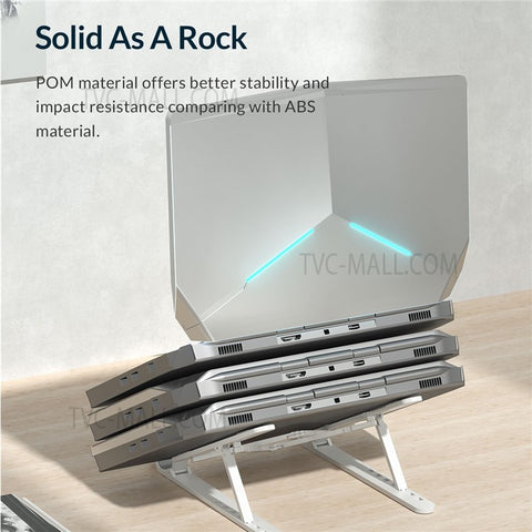 ORICO-PFB-A23 Portable Laptop Holder ABS Notebook Riser 7 Levels Adjustable Non-slip Tablet Desktop Stand