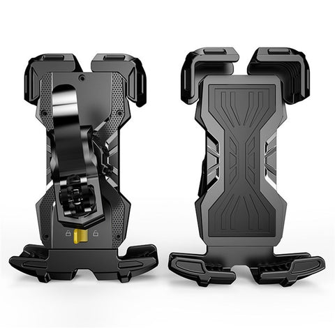 FL-201 Motorcycle Phone Mount Bike Phone Holder Electromobile Handlebar Cell Phone Clamp Scooter Phone Clip for 4.7''- 6.9'' Cell Phones