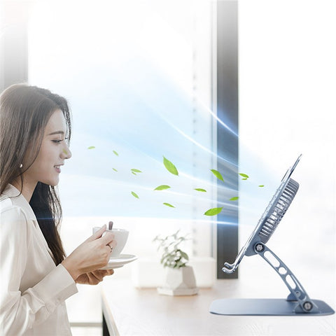 R-JUST HZ22 Laptop Fan Cooling Stand Radiator Adjustable Desktop Notebook Cooler Holder