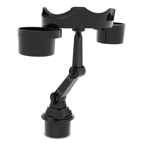 SC222 Multifunctional Long Arm Car Cup Holder Expander Food Drink Tray with Rotating Adjustable Base