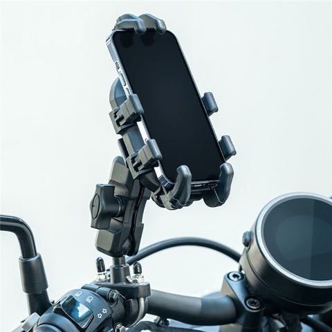 ROCKBROS Bull Head Pattern Motorcycle Electric Bike Bicycle Phone Stand Rotatable Phone Holder Mount Bracket
