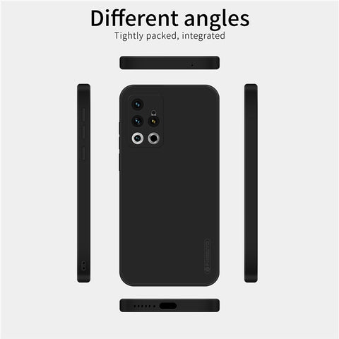 PINWUYO Silicone Case for Meizu 18 Pro / 18S Pro, Anti-Scratch Fiber Flocking Shockproof Precise Cutouts Phone Cover