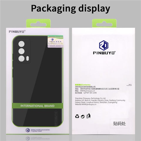 PINWUYO Soft Silicone Cover for Meizu 18 / 18S, Precise Cutouts Smooth Texture Shockproof Protective Phone Case