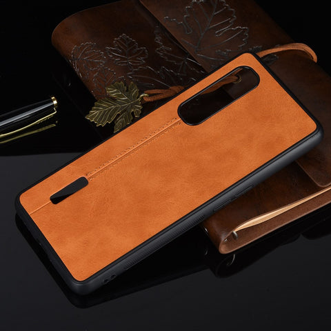 PU Leather Coated PC + TPU Hybrid Mobile Cover for Oppo Find X2 Pro