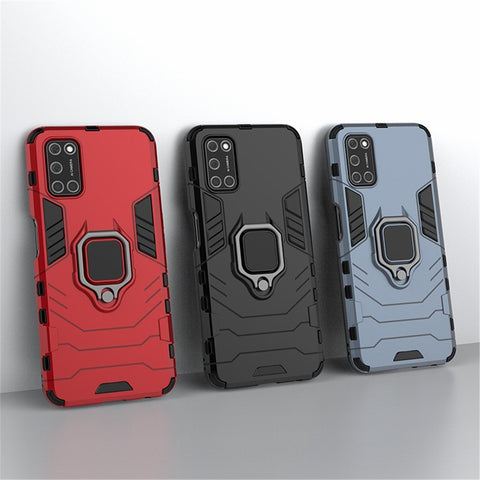 Ring Holder Kickstand PC + TPU Shell for Oppo A52/A72/A92