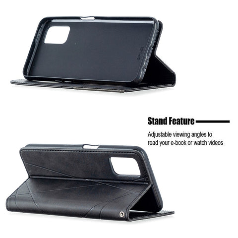 Geometric Pattern Leather Stand Case with Card Slots for OPPO A72 / A52 / A92