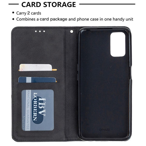 Geometric Pattern Leather Stand Case with Card Slots for OPPO A72 / A52 / A92