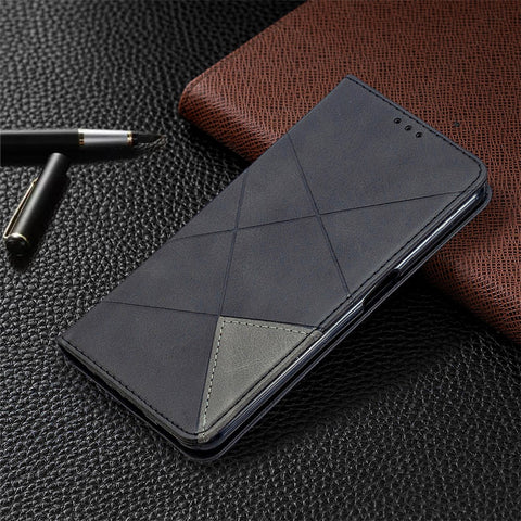 Geometric Pattern Leather Stand Case with Card Slots for OPPO A72 / A52 / A92