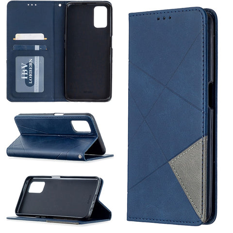 Geometric Pattern Leather Stand Case with Card Slots for OPPO A72 / A52 / A92