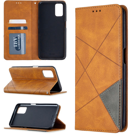 Geometric Pattern Leather Stand Case with Card Slots for OPPO A72 / A52 / A92