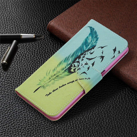 Pattern Printing Leather Wallet Case for OPPO A72/A52/A92