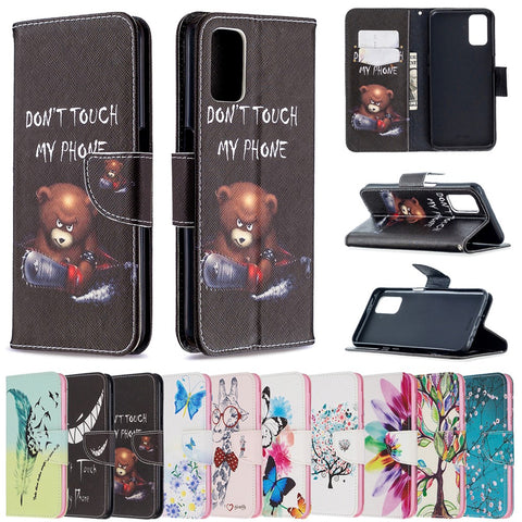 Pattern Printing Leather Wallet Case for OPPO A72/A52/A92