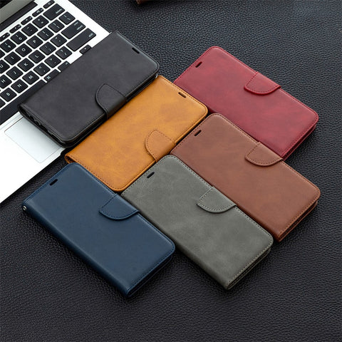Leather Stand Case with Card Slots for OPPO A72/A52/A92