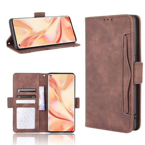 Wallet Stand Flip Leather Phone Cover for Oppo Find X2 Pro