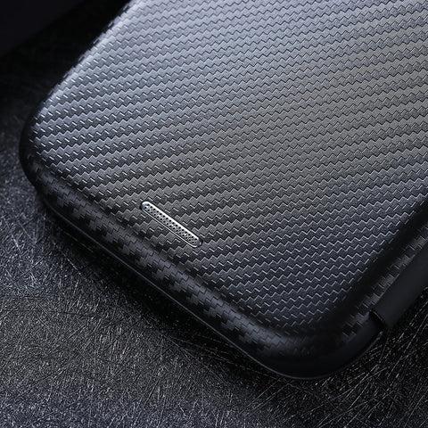 Carbon Fiber Skin Auto-absorbed Leather Cover for Oppo A92/A72/A52