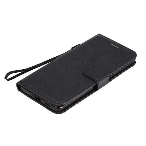 For Oppo Reno3 Pro 5G / Find X2 Neo Case Solid Color Leather Mobile Cover Wallet Stand with Strap