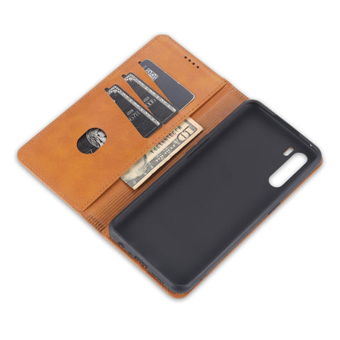 AZNS Auto-absorbed Leather Wallet Stand Case for OPPO A91