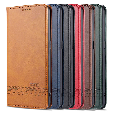 AZNS Auto-absorbed Leather Wallet Stand Case for OPPO A91