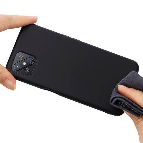 Liquid Silicone Cell Phone Cover with Strap for OPPO A92s