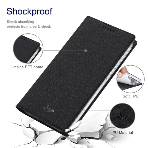 VILI DMX Series Card Holder Design Leather Stand Phone Cover Case for Oppo Find X3 Pro