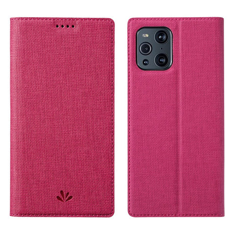 VILI DMX Series Card Holder Design Leather Stand Phone Cover Case for Oppo Find X3 Pro