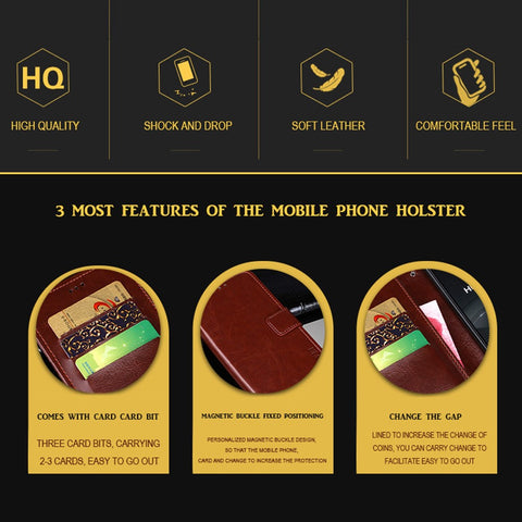 IDEWEI Folio Flip Crazy Horse Texture Leather Mobile Casing with Wallet Stand for Oppo Find X3 Neo