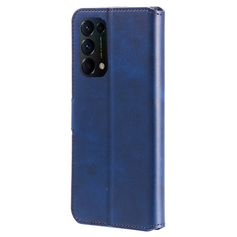 Full Protection Wallet Stand Flip Leather Phone Case for Oppo Reno5 K/Reno5 4G/Reno5 5G/Find X3 Lite