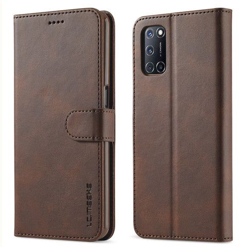 LC.IMEEKE for Oppo A74 5G/A93 5G/A54 5G Practical Wallet Stand Design Leather Mobile Phone Case