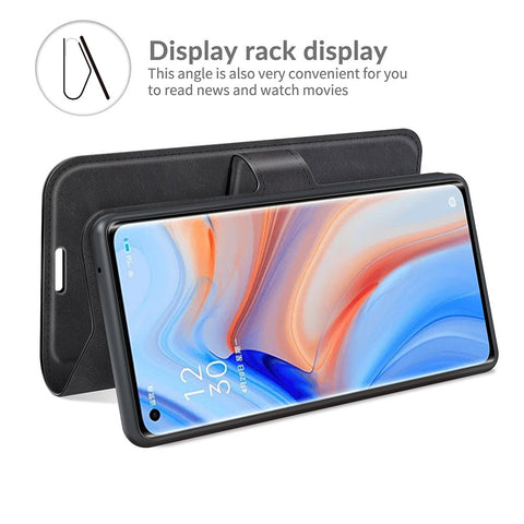 Wallet Leather Stand Case for OPPO Reno5 Pro Plus 5G / Find X3 Neo