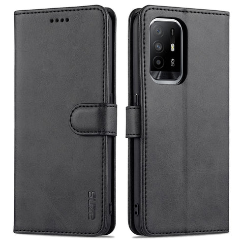 AZNS  Stand Wallet Design PU Leather Protective Phone Case for Oppo A93 5G / A74 5G