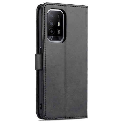 AZNS  Stand Wallet Design PU Leather Protective Phone Case for Oppo A93 5G / A74 5G