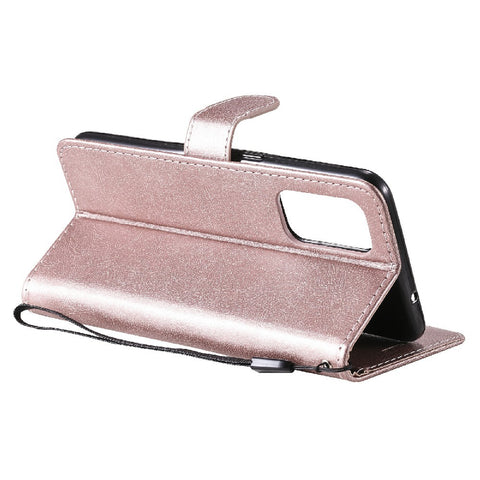 For Oppo Reno5 4G / Reno5 5G / Reno5 K / Find X3 Lite Case Solid Color Leather Mobile Cover Wallet Stand with Strap