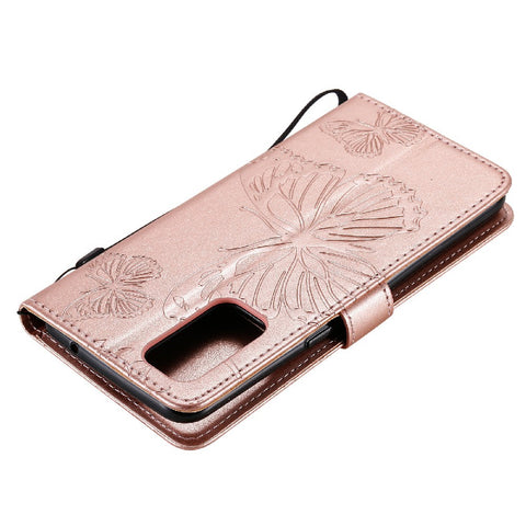 For Oppo Reno5 4G / 5G / Reno5 K / Find X3 Lite Wallet Case Floral Butterfly Imprinted Leather Phone Cover Stand