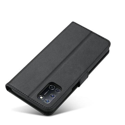 LC.IMEEKE Wallet Design Leather Phone Stand Case Shell for Oppo Reno5 4G/5G / Reno5 K 4G/5G / Find X3 Lite