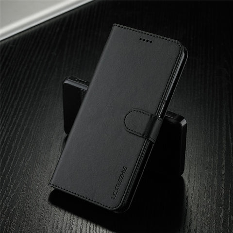LC.IMEEKE Wallet Design Leather Phone Stand Case Shell for Oppo Reno5 4G/5G / Reno5 K 4G/5G / Find X3 Lite