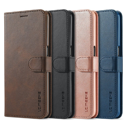 LC.IMEEKE Wallet Design Leather Phone Stand Case Shell for Oppo Reno5 4G/5G / Reno5 K 4G/5G / Find X3 Lite