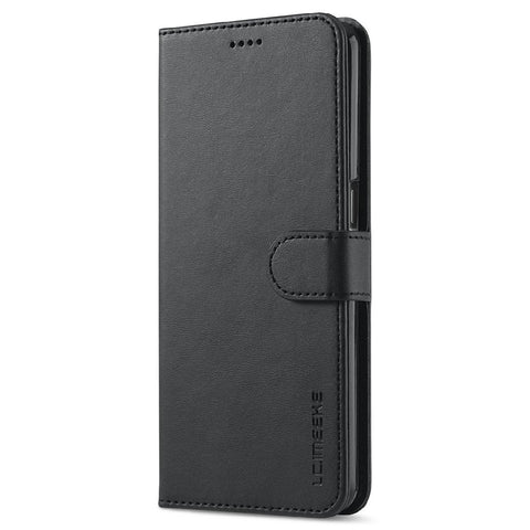 LC.IMEEKE Wallet Design Leather Phone Stand Case Shell for Oppo Reno5 4G/5G / Reno5 K 4G/5G / Find X3 Lite
